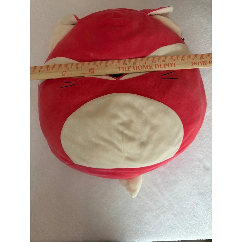 Squishmallow Fifi the Red Fox Plush Stuffed Animal Toy Red White Large Plushy